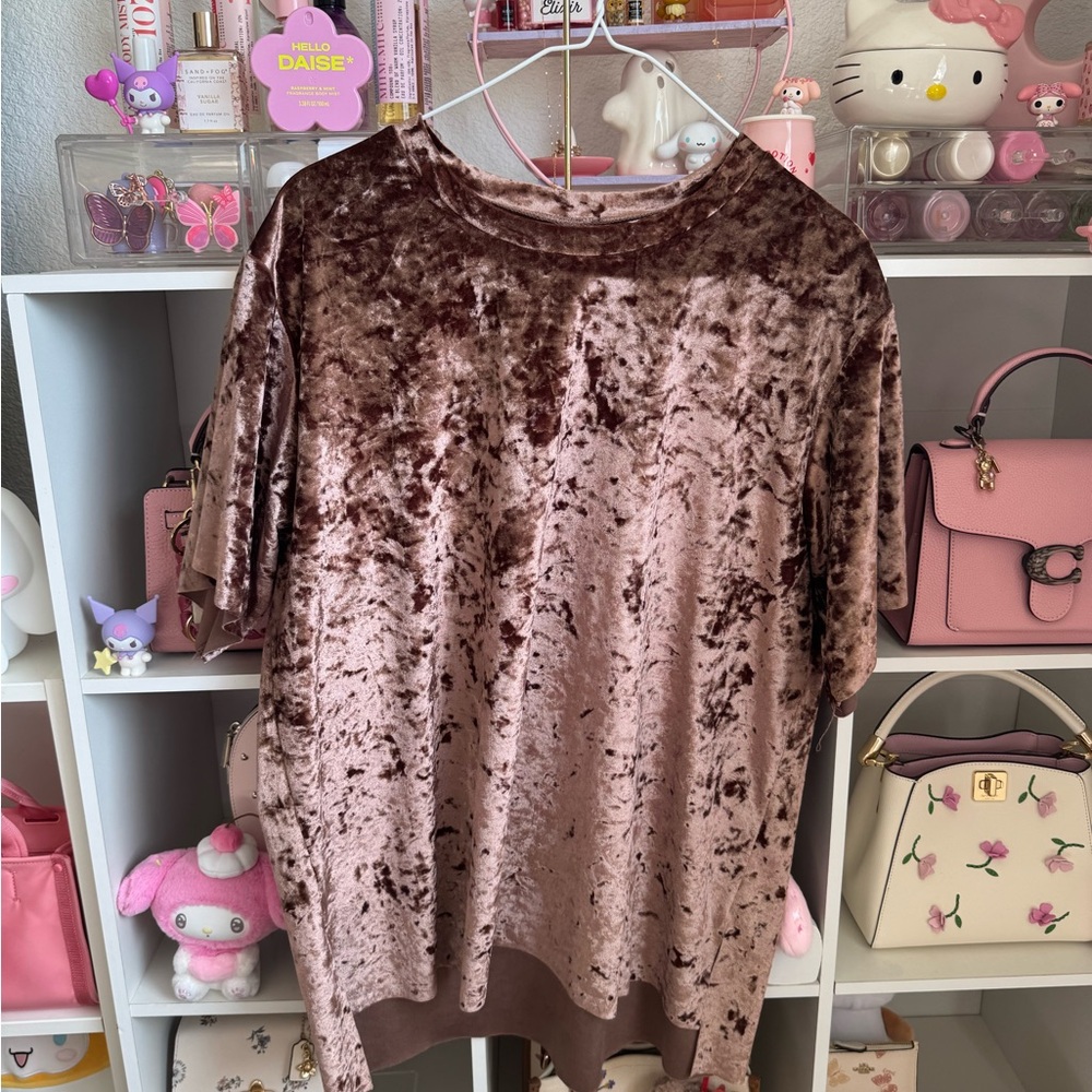 Velvet shirt